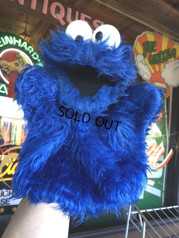 画像1: 70s Vintage Sesame Street Cookie Monster Hand Puppet (R009) 