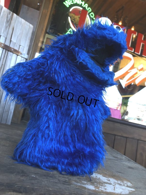 画像2: 70s Vintage Sesame Street Cookie Monster Hand Puppet (R009) 