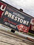 画像8: Vintage Advertising Eveready Prestone Anti-Freeze Display Banner Sign (R015) 