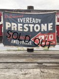 Vintage Advertising Eveready Prestone Anti-Freeze Display Banner Sign (R015) 