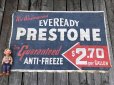 画像18: Vintage Advertising Eveready Prestone Anti-Freeze Display Banner Sign (R015) 