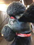 画像8: Vintage Giant Black Standing Poodle Plush Stuffed Toy Doll (R017) 