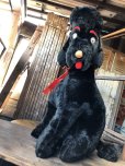 画像5: Vintage Giant Black Standing Poodle Plush Stuffed Toy Doll (R017) 