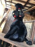 画像13: Vintage Giant Black Standing Poodle Plush Stuffed Toy Doll (R017) 