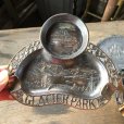 画像6: Vintage Souvenir Metal Tray Ashtray GLACIER PARK (R029)