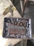 Vintage Souvenir Metal Tray Ashtray COLORADO (R027)