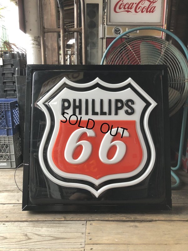 画像1:  Vintage Phillips 66 Gas Station Advertising Lighted Sign (R044)