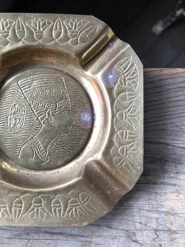 画像2: Vintage Metal Tray Ashtray (R042)