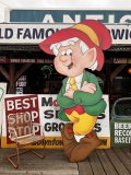 【店舗引き取り限定】Vintage Keebler Company Advertising Ernie The Keebler Elf Sign Huge ! 275cm (R045)