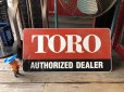 画像12: Vintage Toro Authorized Dealer Store Display Double Side Metal Sign (R048)