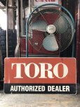 画像1: Vintage Toro Authorized Dealer Store Display Double Side Metal Sign (R048) (1)