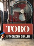 画像8: Vintage Toro Authorized Dealer Store Display Double Side Metal Sign (R048)