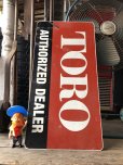 画像22: Vintage Toro Authorized Dealer Store Display Double Side Metal Sign (R048)