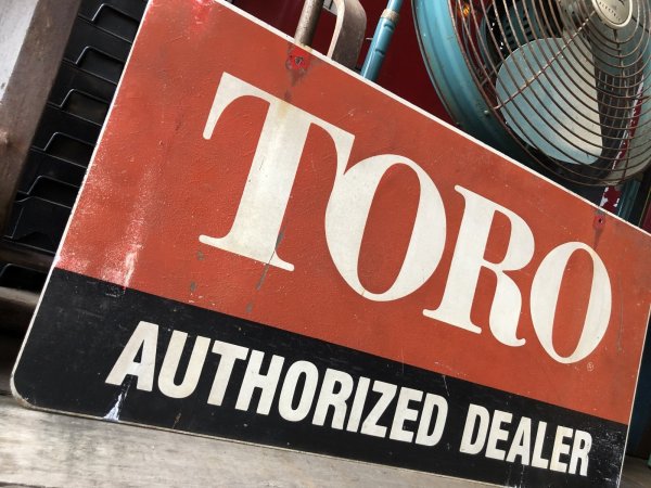 画像2: Vintage Toro Authorized Dealer Store Display Double Side Metal Sign (R048)