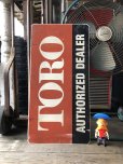 画像21: Vintage Toro Authorized Dealer Store Display Double Side Metal Sign (R048)