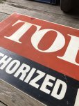 画像19: Vintage Toro Authorized Dealer Store Display Double Side Metal Sign (R048)