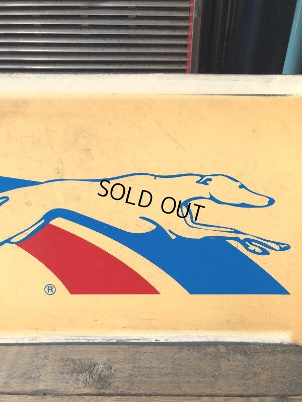 画像2: Vintage Greyhound Lines Inc Advertising Greyhound Bus Display Sign (R049)