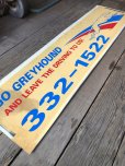 画像6: Vintage Greyhound Lines Inc Advertising Greyhound Bus Display Sign (R049)