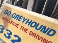 画像3: Vintage Greyhound Lines Inc Advertising Greyhound Bus Display Sign (R049)