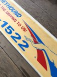 画像8: Vintage Greyhound Lines Inc Advertising Greyhound Bus Display Sign (R049)