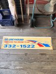 画像5: Vintage Greyhound Lines Inc Advertising Greyhound Bus Display Sign (R049)