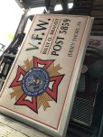 画像13: 【店舗引き取り限定】Vintage VFW VETERANS OF FOREIGN WARS OF THE UNITED STATES Sign (R053)