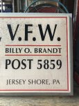 画像6: 【店舗引き取り限定】Vintage VFW VETERANS OF FOREIGN WARS OF THE UNITED STATES Sign (R053)