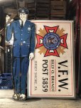 画像17: 【店舗引き取り限定】Vintage VFW VETERANS OF FOREIGN WARS OF THE UNITED STATES Sign (R053)