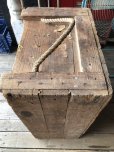 画像30: 20s Antique Wooden Crate with Rope Handles Huge! THE MILLER LOOK CO (R076) 