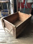 画像9: 20s Antique Wooden Crate with Rope Handles Huge! THE MILLER LOOK CO (R076) 