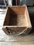 画像17: 20s Antique Wooden Crate with Rope Handles Huge! THE MILLER LOOK CO (R076) 