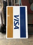 画像13: Vintage VISA Credit Card Store Display Hanging Sign w/Wall Bracket  (R079)