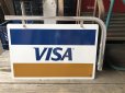 画像10: Vintage VISA Credit Card Store Display Hanging Sign w/Wall Bracket  (R079)