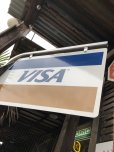 画像3: Vintage VISA Credit Card Store Display Hanging Sign w/Wall Bracket  (R079)