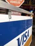 画像4: Vintage VISA Credit Card Store Display Hanging Sign w/Wall Bracket  (R079)