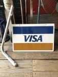 画像8: Vintage VISA Credit Card Store Display Hanging Sign w/Wall Bracket  (R079)