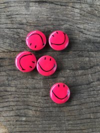 60s Vintage Original Happy Smiley Smile Face Button Pins Pinback (R081) 