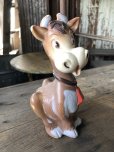 画像8: 70s Vintage Kiddie Products The First Years Red Bell Cow Rubber Squeak Doll (R125) 