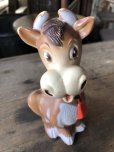 画像9: 70s Vintage Kiddie Products The First Years Red Bell Cow Rubber Squeak Doll (R125) 