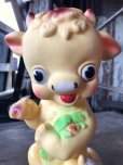 画像11: 60s Vintage Ledraplastic Cow Rubber Squeaky Doll (R126) 