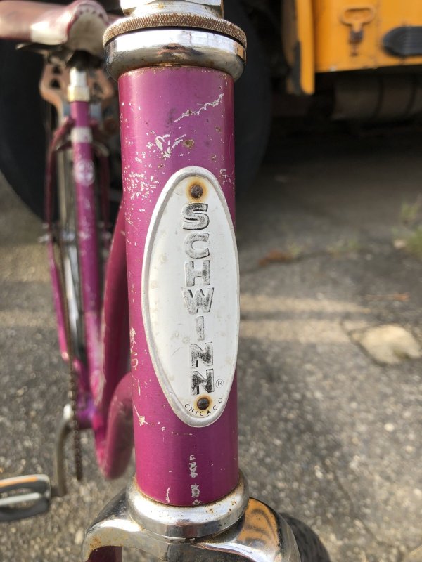 画像2:  【店舗引き取り限定】70s Vintage Schwinn HollyWood Magenta Purple Ladies Bicycle (R127)