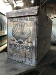 画像11: 20s Vintage Shell Motor Spirit Rising Sun Wooden Box (R136)