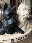 画像10: Black & White Whisky Terrier Dogs Advertising Display Figurine (R137)