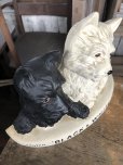 画像9: Black & White Whisky Terrier Dogs Advertising Display Figurine (R137)