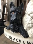 画像12: Black & White Whisky Terrier Dogs Advertising Display Figurine (R137)