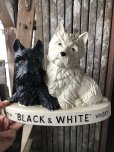 画像13: Black & White Whisky Terrier Dogs Advertising Display Figurine (R137)