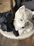 画像6: Black & White Whisky Terrier Dogs Advertising Display Figurine (R137)