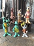 60s Vintage Walt Kelly Pogo Possible Vinyl Figures Complete Set (R138) 