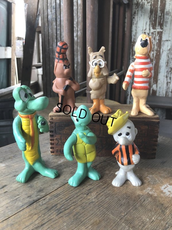 画像1: 60s Vintage Walt Kelly Pogo Possible Vinyl Figures Complete Set (R138) 