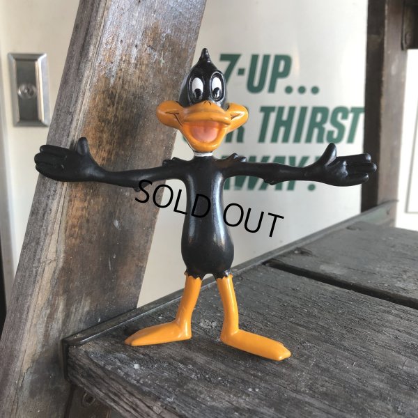 画像1: 80s Vintage WB Daffy Duck Bendy Figure (R152) 